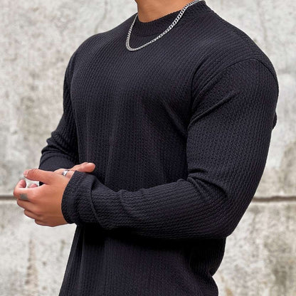 Großer Strickpullover Rundhals Herren