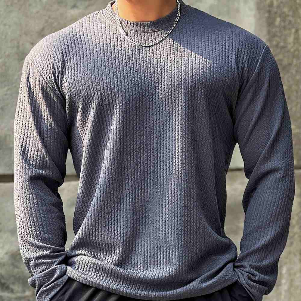 Großer Strickpullover Rundhals Herren - IdealeKleiden
