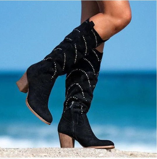 Elegant Women's Boots Knee-High Chic