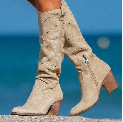 Elegant Women's Boots Knee-High Chic