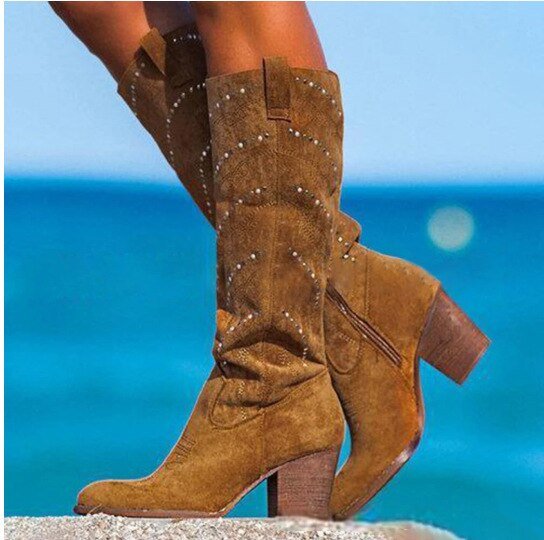 Elegant Women's Boots Knee-High Chic