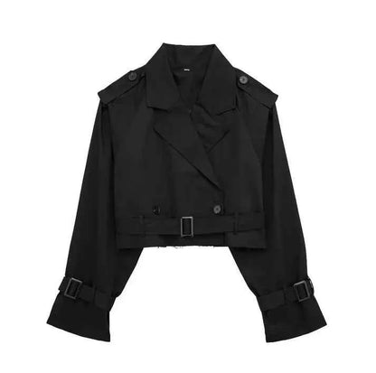 Women's Classic Short Trench Coat