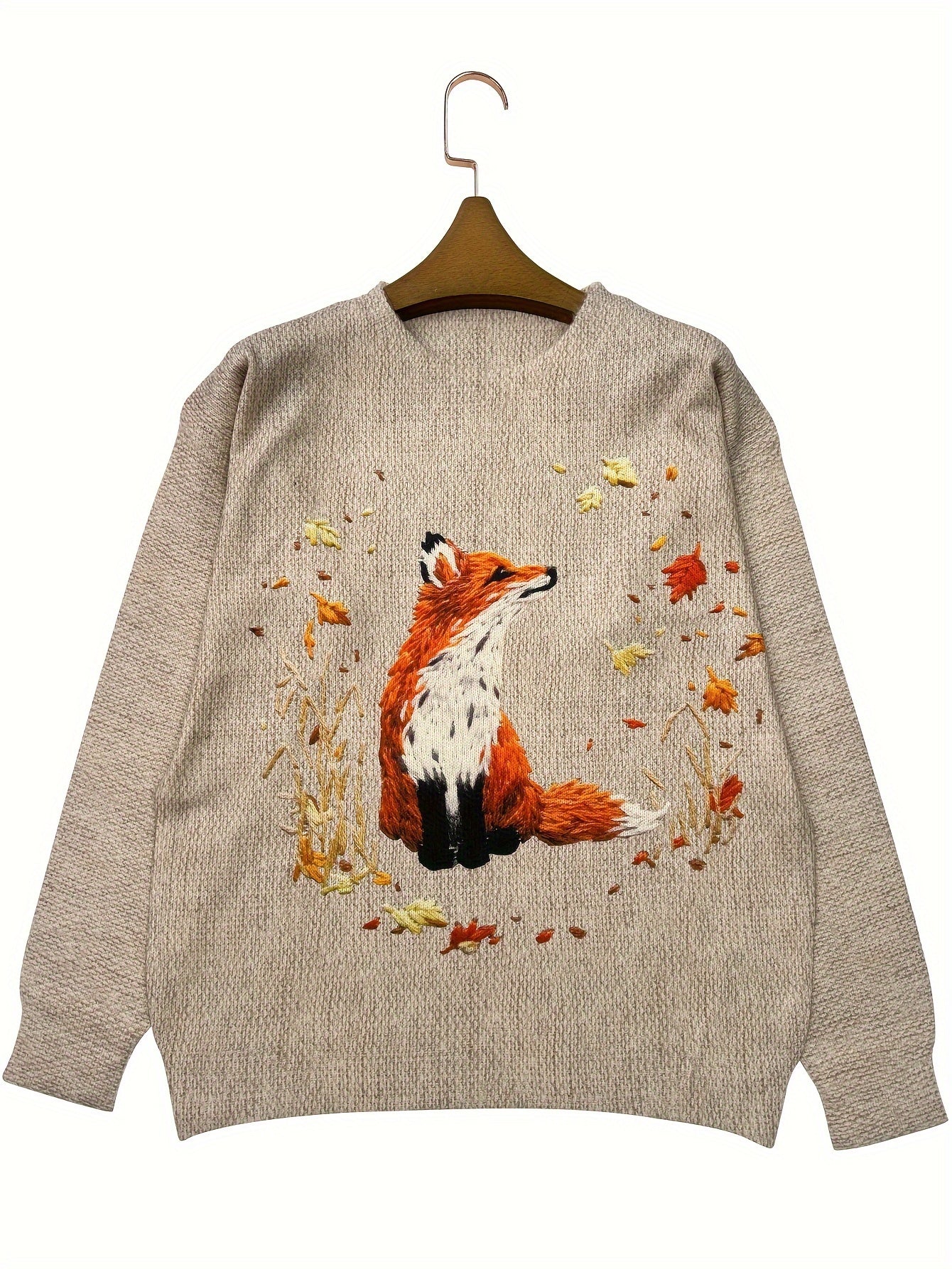 Fashionable Fox Sweater for Women