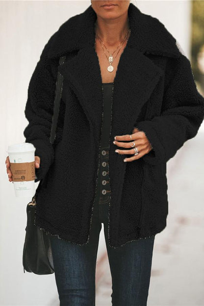 Fashionable quilted jacket zipper stand-up collar