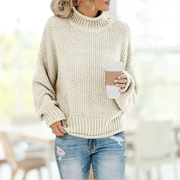 Fashionable Women's Knitted Jumper