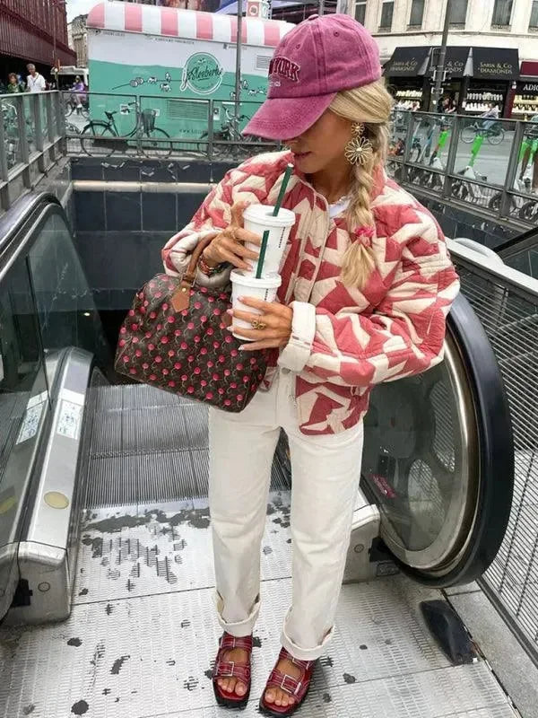 Fashionable Quilted Jacket Loose Women's Winter Jacket