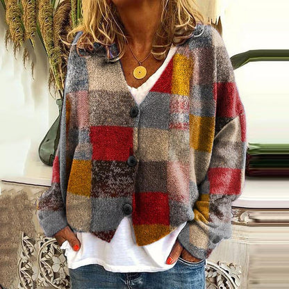 Stylish Patchwork Cardigan for Women