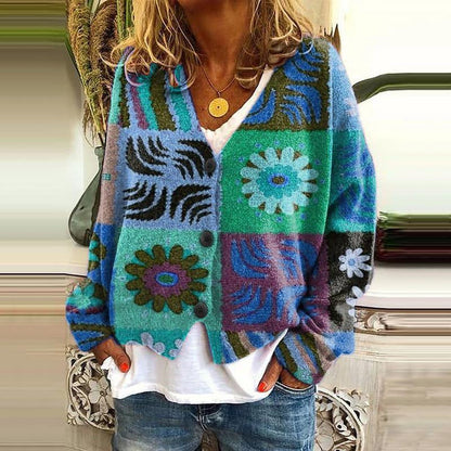 Stylish Patchwork Cardigan for Women