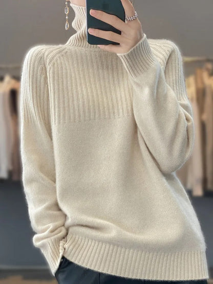 Fashionable Women's Turtleneck Sweaters