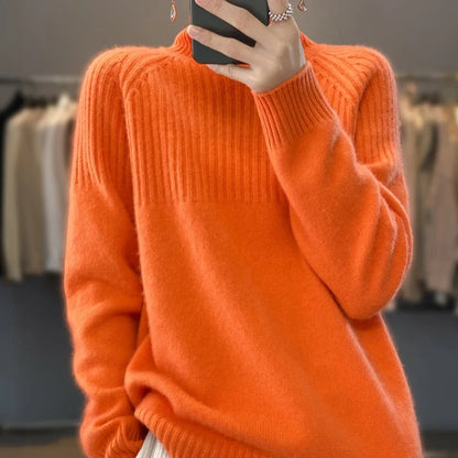 Fashionable Women's Turtleneck Sweaters
