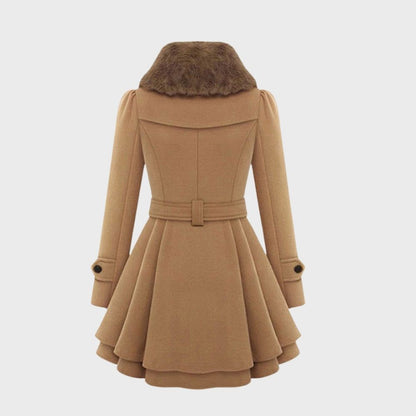 Stylischer Damenwintermantel - IdealeKleiden