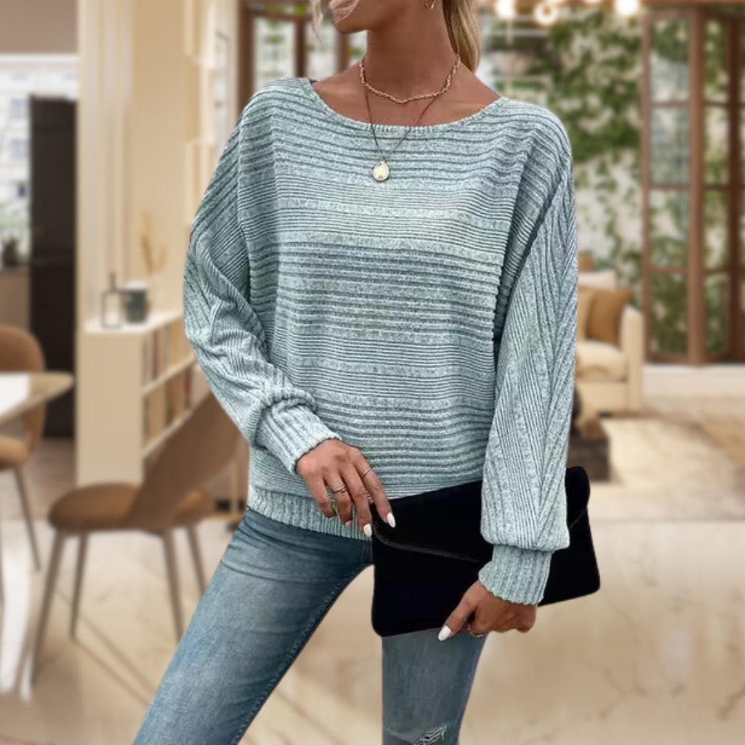 Modische Damenpullover mit Weichem Fell - IdealeKleiden