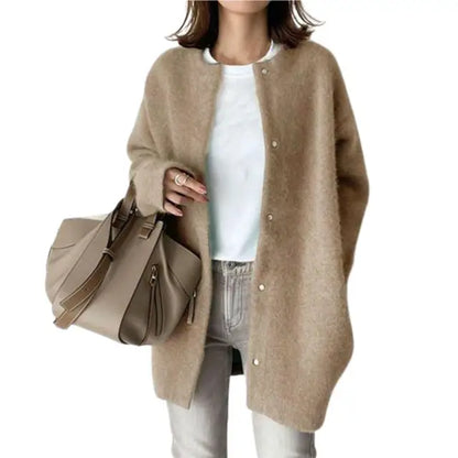 Retro Knitted Cardigan Cozy Vintage Look