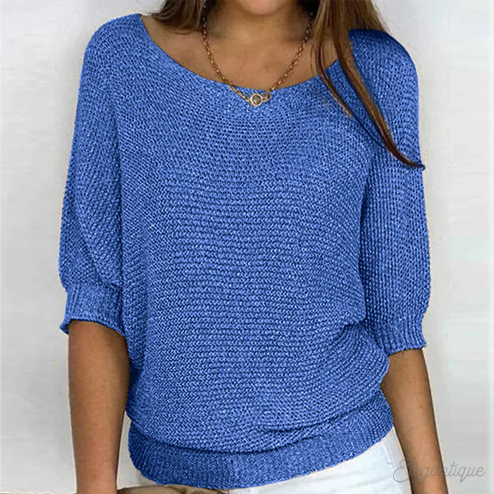 Elegant Women's Sweater Office Chic