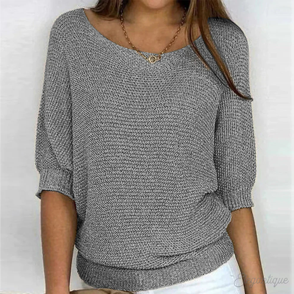 Elegant Women's Sweater Office Chic