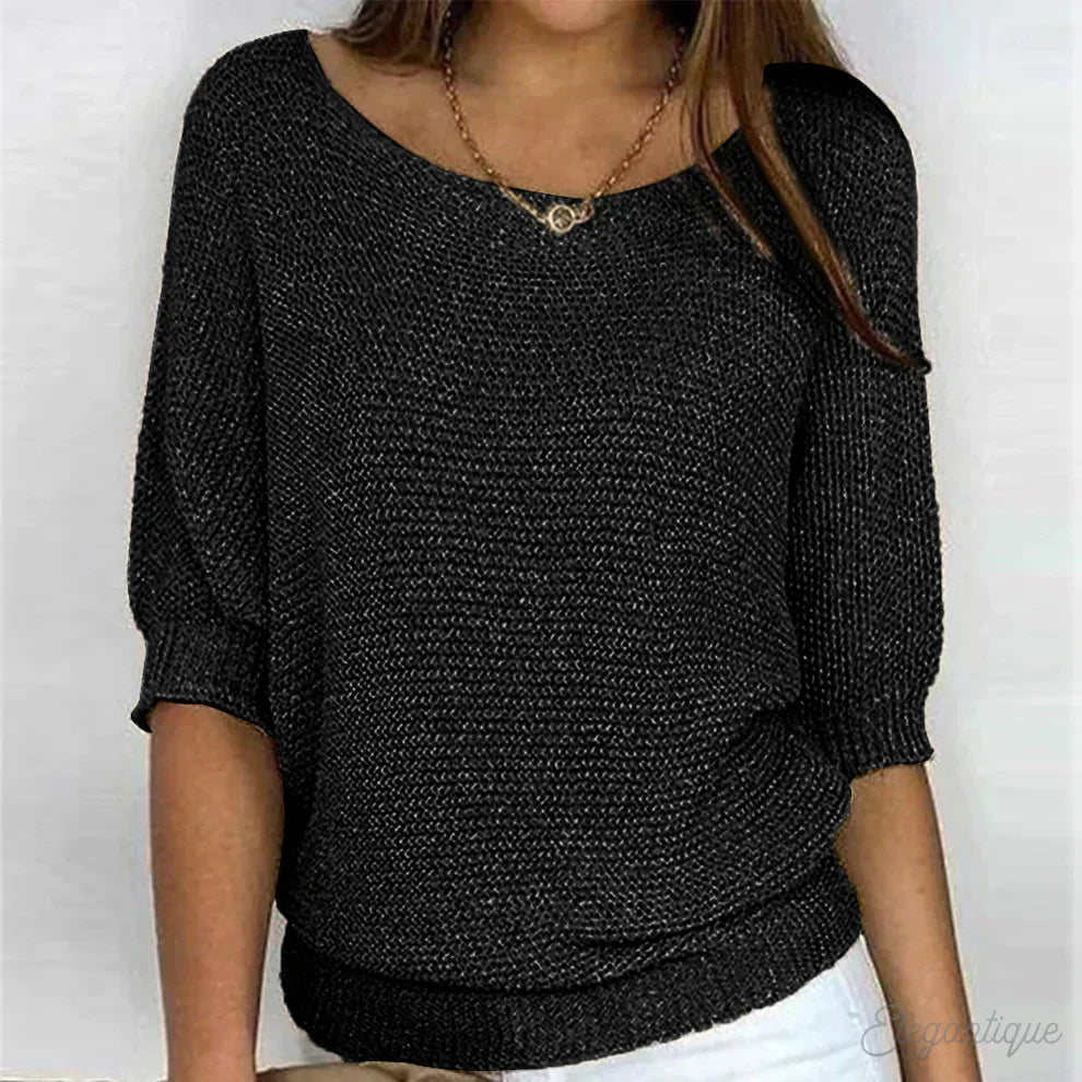 Elegant Women's Sweater Office Chic