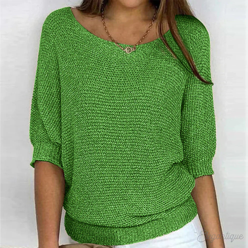 Elegant Women's Sweater Office Chic