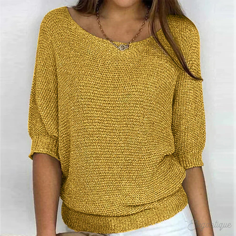 Oversized Knitted Jumper Fashionably Oversized