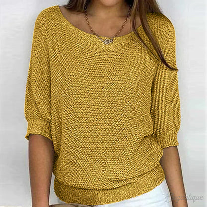 Oversized Knitted Jumper Fashionably Oversized