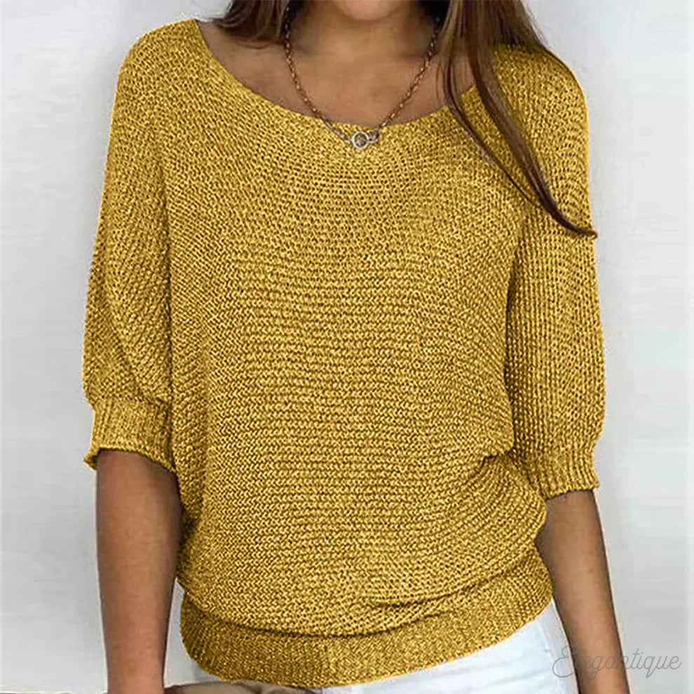 Elegant Women's Sweater Office Chic