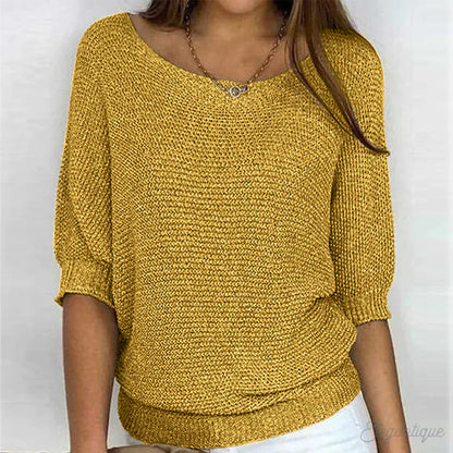 Elegant Women's Sweater Office Chic
