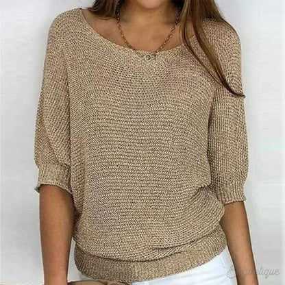 Elegant Women's Sweater Office Chic