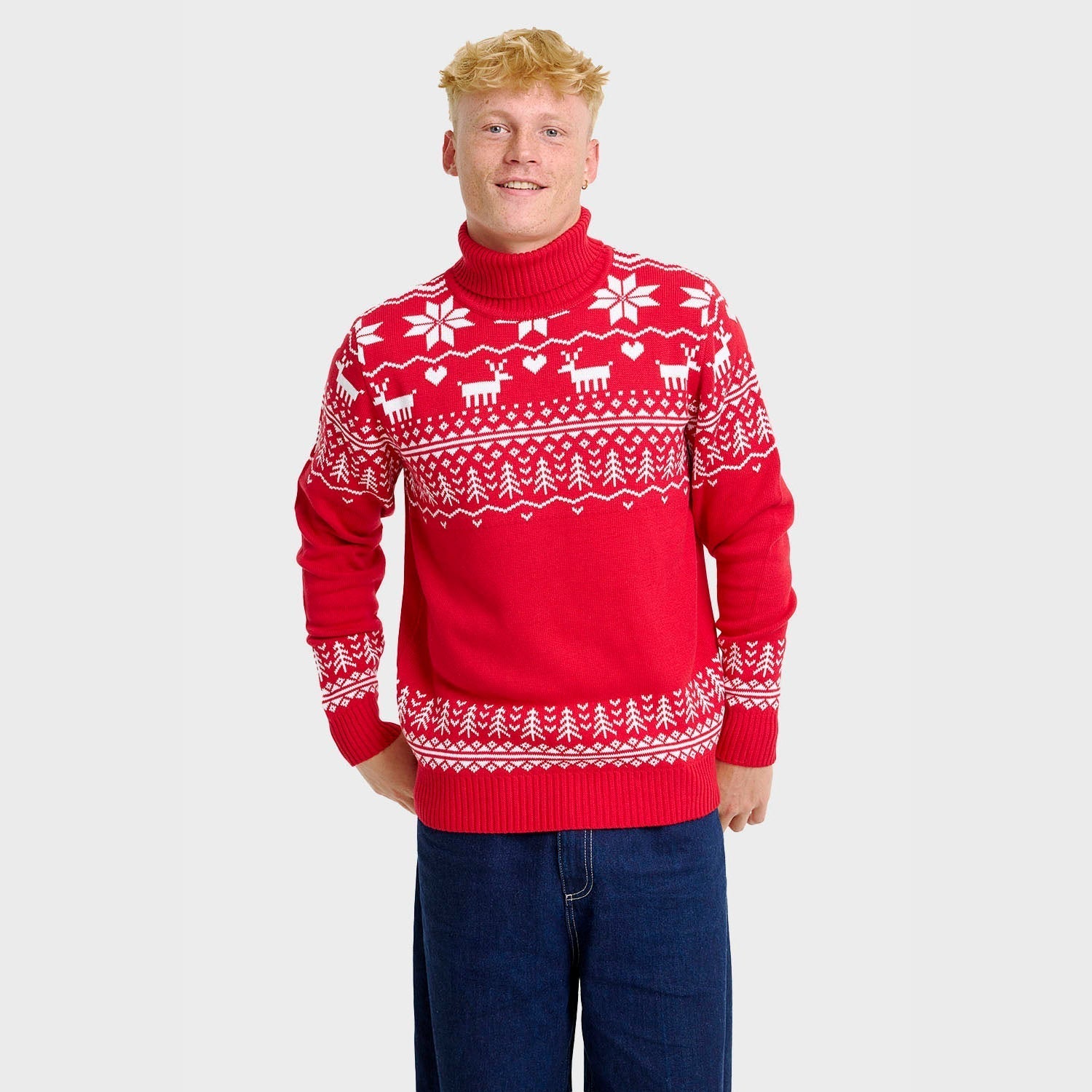 Weihnachts Pullover Herren Grönland Style - IdealeKleiden
