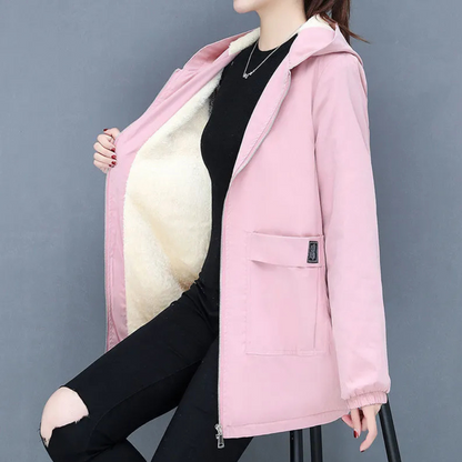 Stylish Women's Winter Jacket with Hood