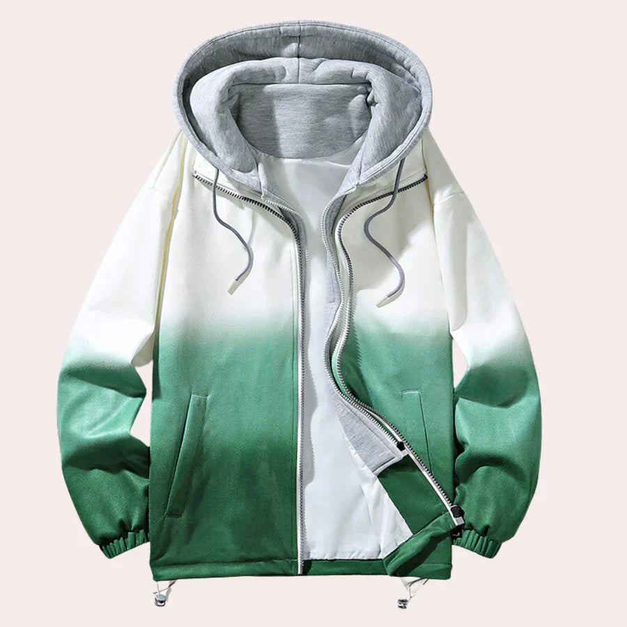 Elegant Men's Hooded Jacket Modern Style