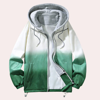 Elegant Men's Hooded Jacket Modern Style
