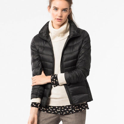 Women's Down Jacket Warm Lightweight Water-Repellent