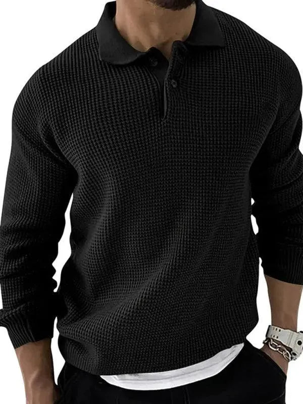 Men's Polo Sweater Casual Quality