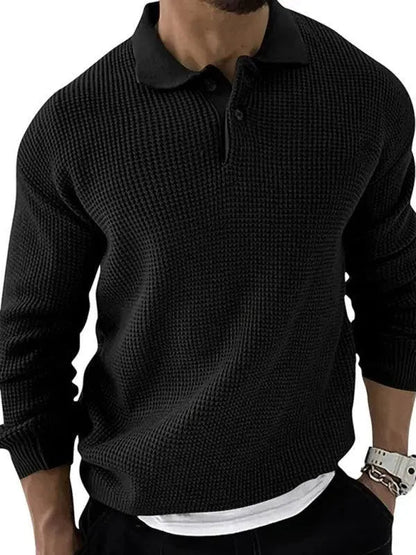 Men's Polo Sweater Casual Quality