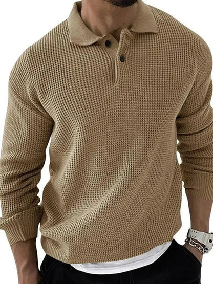 Men's Polo Sweater Casual Quality