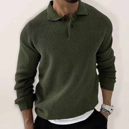 Men's Polo Sweater Casual Quality