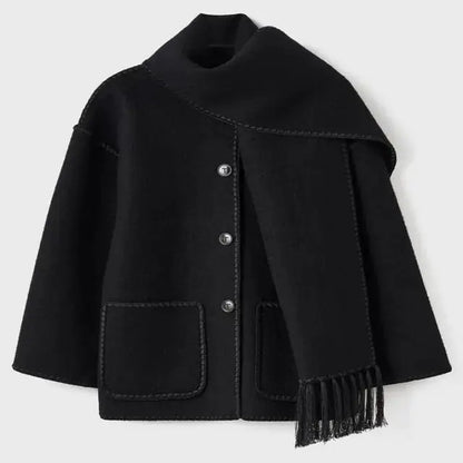 Elegant Women's Shawl Collar Jacket Style