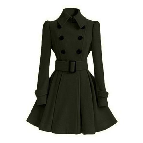 Stylish Women's Trench Coat Windbreaker Modern