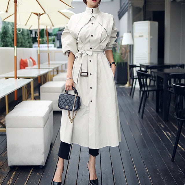 Stylish Elegant Women's Trench Coat