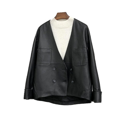 Stylish Modern Women's Leather Jacket