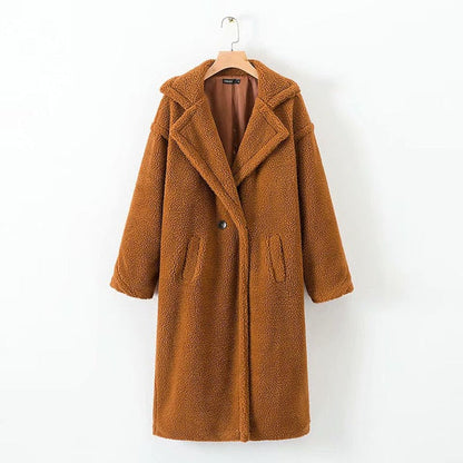 Stylish Faux Fur Coat Elegant Women