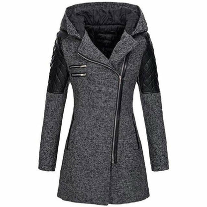 Hooded Coat Casual Modern