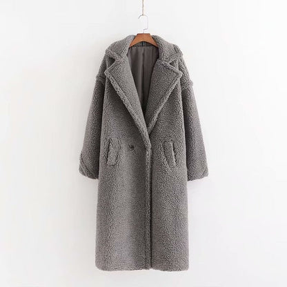 Stylish Faux Fur Coat Elegant Women