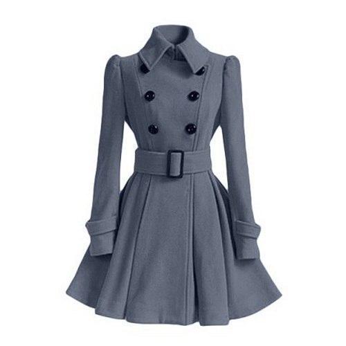 Stylish Women's Trench Coat Windbreaker Modern