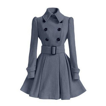 Stylish Women's Trench Coat Windbreaker Modern