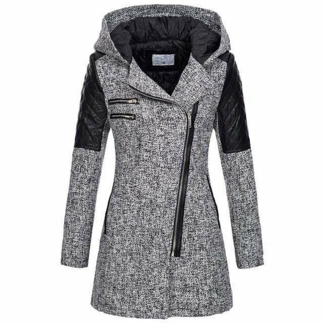 Hooded Coat Casual Modern