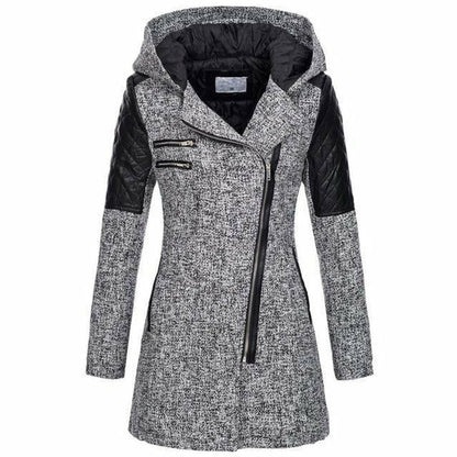 Hooded Coat Casual Modern