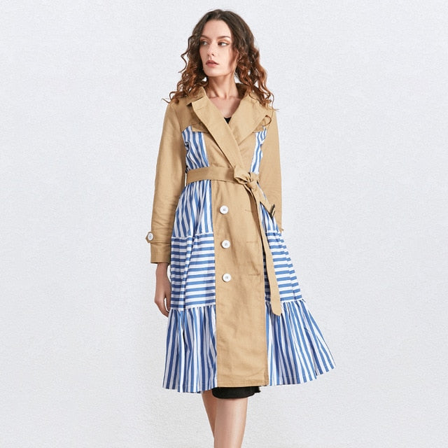 Elegant A-line women's coat