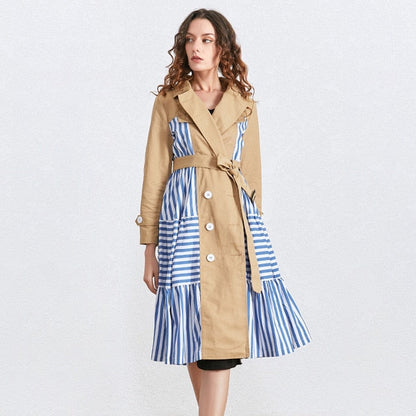 Elegant A-line women's coat