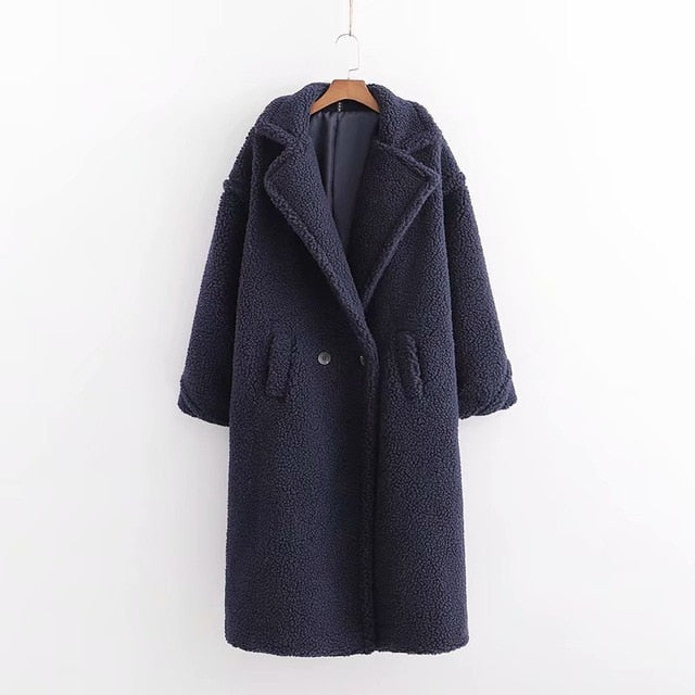 Stylish Faux Fur Coat Elegant Women