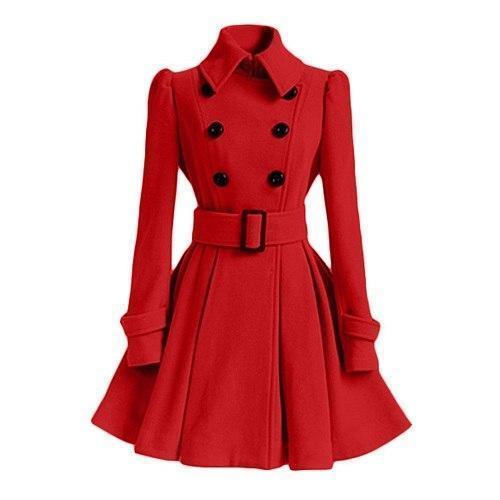 Stylish Women's Trench Coat Windbreaker Modern